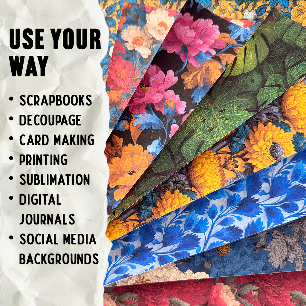 76 William Morris Styled Digital Paper Mega Pack