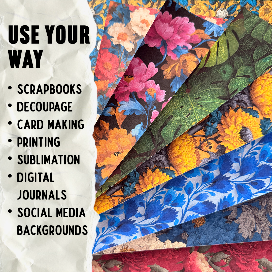 76 William Morris Styled Digital Paper Mega Pack